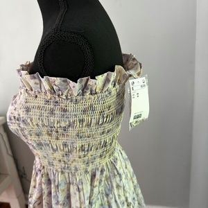 H&M Maxi Off-Shoulder Flora Dress (Brand new w/Tags)